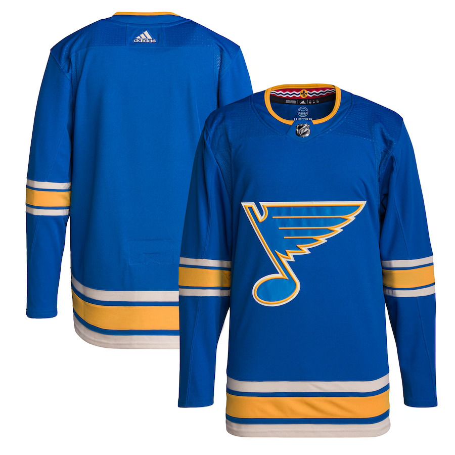 Men St. Louis Blues adidas Blue Alternate Authentic Pro NHL Jersey